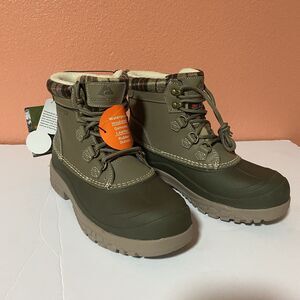 NWT Ozark Trail Waterproof Leather Lace Up Snow Boots Women’s 9